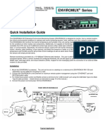 Enviromux Series: Quick Installation Guide