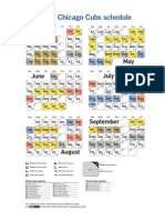 Cubs 2011 Schedule