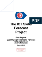 The ICT Skills Forecast Project: First Report: Quantifying Current and Forecast ICT Employment