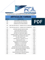 Lista de Precios Persona N 130721