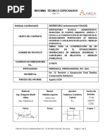 C-F35 Informe Técnico No. 15 Revisión y Aprobación Final PROCESO CONSTRUCTIVO Y ESPECIFICACIONES TÉCNICAS RCI - IHS Pabellón 2 Bellavista