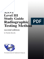 Radiography Level III - Study Guide