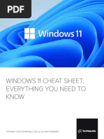 Windows 11 Cheat Sheet