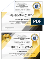 Award Certificates Templates by Sir Tristan Asisi