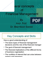 General Concepts of Financial Management