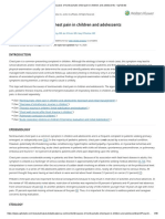 Causes of Nontraumatic Chest Pain in Children and Adolescents - UpToDate