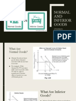 Normal and Inferior Goods