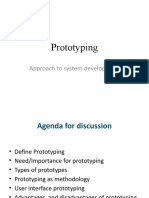 Prototyping: Approach To System Development