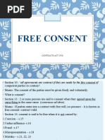 LAW 439 - Contract - Free Consent