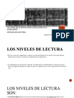 Lectura Crítica-Niveles de Lectura 1