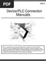 About The Device/PLC Connection Manuals