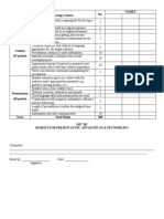 Rubrics For Presentation