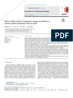 Effects of Phycocyanin On Pulmonary and Gut Microbiota in A Radiation-Induced Pulmonary Fibrosis Model