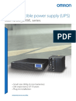 Uninterruptible Power Supply (UPS) : S8BA & BU - 2RWL Series