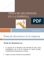 Tema 2.1. Proceso Toma de Decisiones