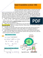 Combined Rotational-Translation System With Viscous Damping