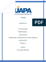 Tarea 1 de Capacitacion y Desarrollo de Recurso Humano