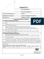 Assignment No. 2: Assignment Submission Guidelines: Assignment Formatting Instructions