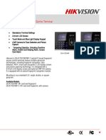 DS-K1T201MF/MF-C: IP-Based Fingerprint Access Control Terminal