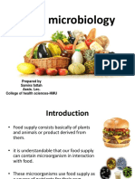 Food Microbiology: Prepared by Samira Fattah Assis. Lec. College of Health sciences-HMU