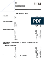 Valve & Amplifier Design, EL34 (6CA7) Data, Mullard Valves