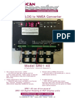 Gyro & LOG To NMEA Converter: Model SR01-40