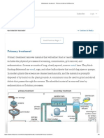 Wastewater Treatment - Primary Treatment - Britannica