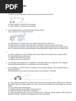 Practice: Force Arrows: Questions