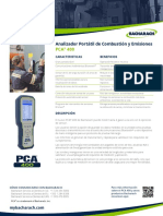 Bacharach PCA400 Spanish Datasheet