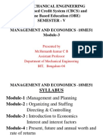 (18ME51) - Module-3 Introduction To Economics-Mr - HK