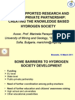 State Supported Research and Public-Private Partnership: Creating The Knowledge Based Hydrogen Society