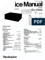 Technics-SUX502 Amp