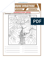 Geomorfología Andina para Cuarto Grado de Secundaria