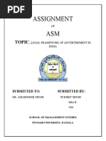 Assignment ASM: Topic