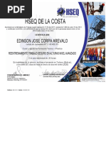 Certificado N°2317 Edinson Jose Corpa Arevalo