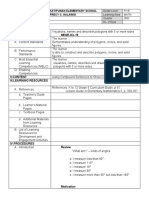 I. Objectives M5Ge-Iiic-19: School Grade Level Five Teacher Learning Area Math Teaching Date Quarter 3Rd Teaching Time