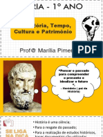 1 - História, Patrimônio, Cultura e Tempo