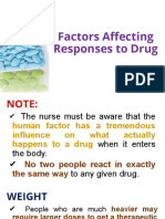 Factors Affecting Drug Response