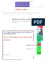 300+ Top Labour Law Mcqs and Answers: Windows Can Run On Mac