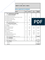 Detail Quantitatif Et Estimatif: DALOT 1 X 1,50 X 1,50 / L 8,50 M