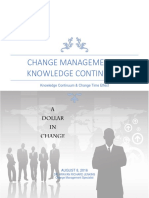 Change Management and Knowledge Continuu