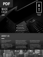 Greyscale Real Estate Trifold Brochure