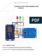 Connecting Rfid Scanner To PHP Using Nodemcu Wifi: Author: Andres P. Jario Facebook Page: Youtube Channel