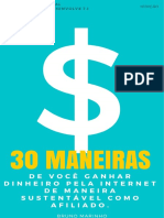 30 Maneiras de Ganhar Dinheiro Na Internet