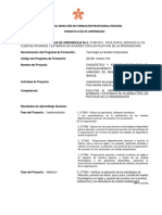 Proceso Dirección de Formación Profesional Integral Formato Guía de Aprendizaje