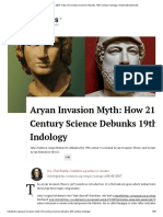 Aryan Invasion Myth - How 21st Century Science Debunks 19th Century Indology - IndiaFactsIndiaFacts