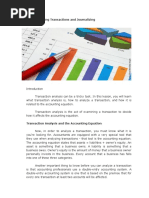 Lesson 1 - Analyzing Transactions and Journalizing