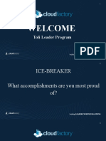 Welcome: Toli Leader Program