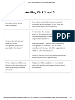 Intro To Internal Auditing Ch. 1, 2, and 3 Flashcards - Quizlet