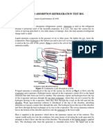 Vapour Absorption Refrigeration Test Rig